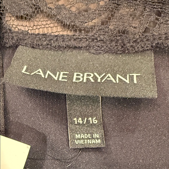 Lane Bryant Black Midi Dress with Lace Details - Picture 6 of 7